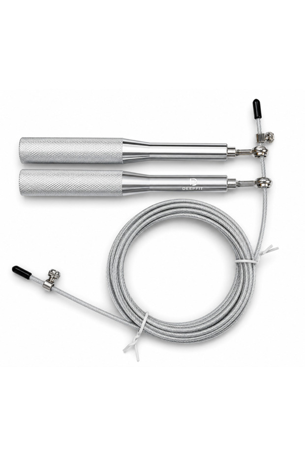 Jump Rope, Aluminum Jump Rope for Fitness, Speed Jump Rope with Steel Wire Cable, Non-Slip Metal Handles, Skipping Rope for Men Women, Fitness Workout Exercise Rope for Gym Home Training