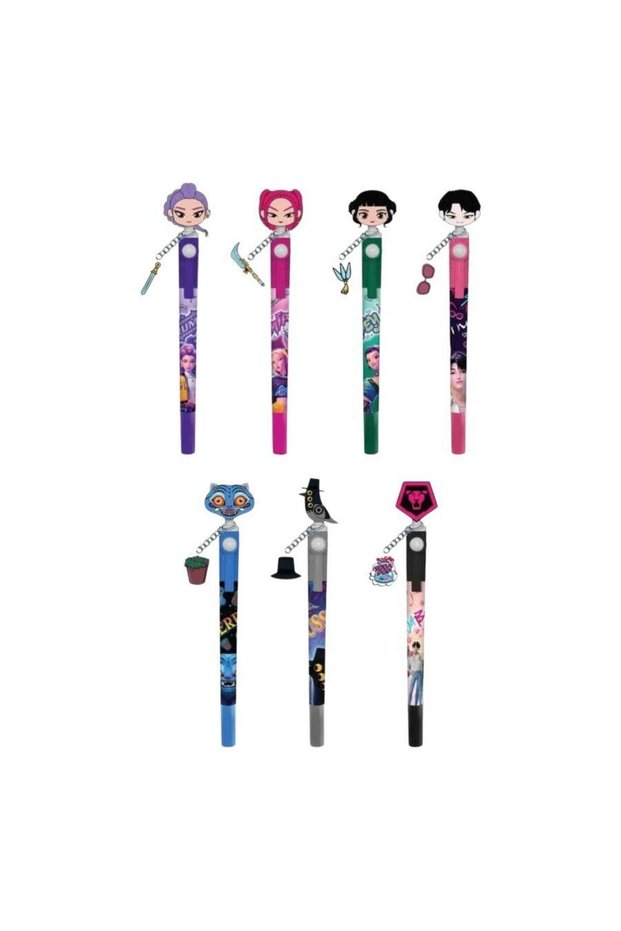 K-Pop Demon Hunters 3D Head Topper Spinning Pen, Series 1 Assorted, 1 Piece