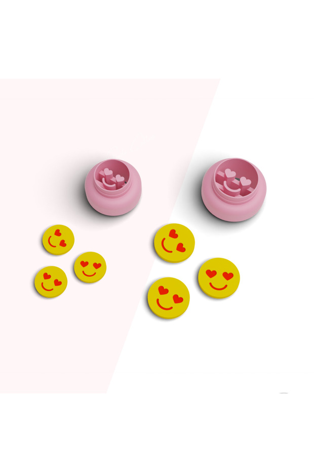 Emoji Mini Polymer Clay Cutting Mold, Jewelry Molds, Cake Molds, Ceramic Mold, No:235
