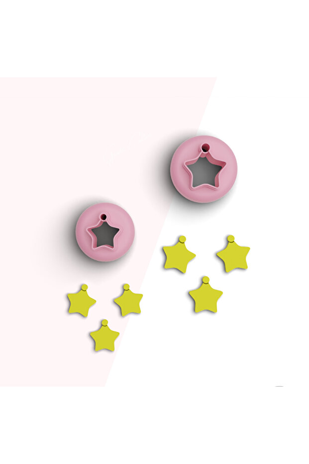 Star Mini Polymer Clay Cutting Mold,Jewelry Molds, Candy Molds,Ceramic Mold,No:213