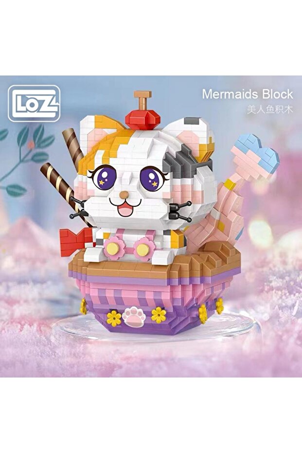 Lz8115 Mermaid Cake Cup 1060 Pieces Block