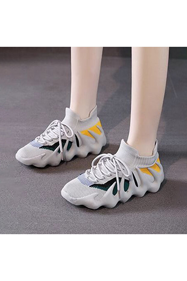 Women's Mesh Lace-Up Sneakers