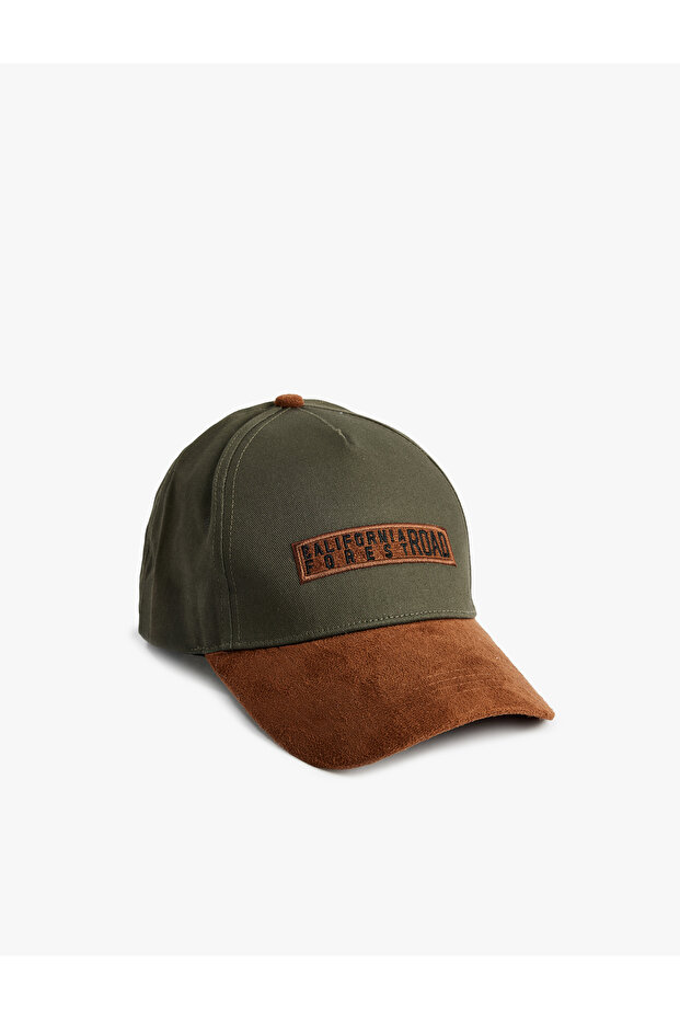 Embroidered Fabric Detailed Cap Hat