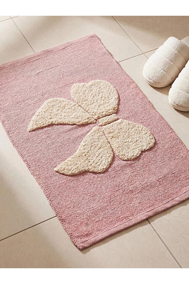 Mixed Butterfly Figured Bath Mat 50X80 cm (W6)