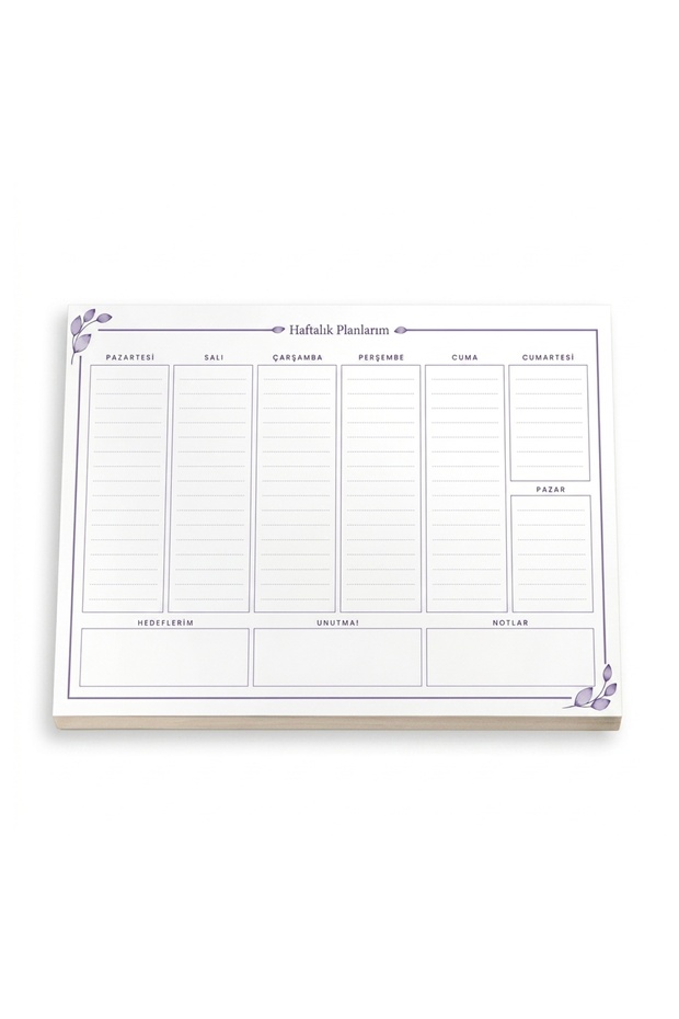 Denden Non-Periodic Weekly Desktop Planner 21.5 X 32 cm