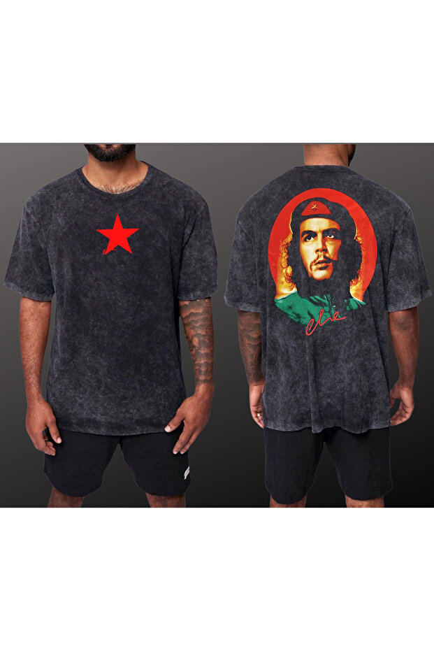 Che Overeize Baskıkı Tshirt