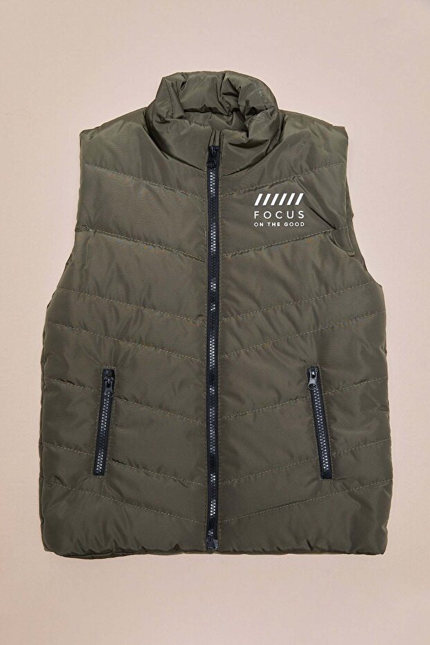 Focus Printed Boys' Inflatable Vest