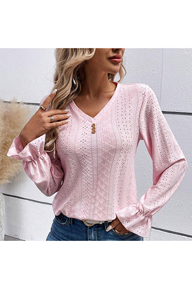 Women's Light Pink Blouse
