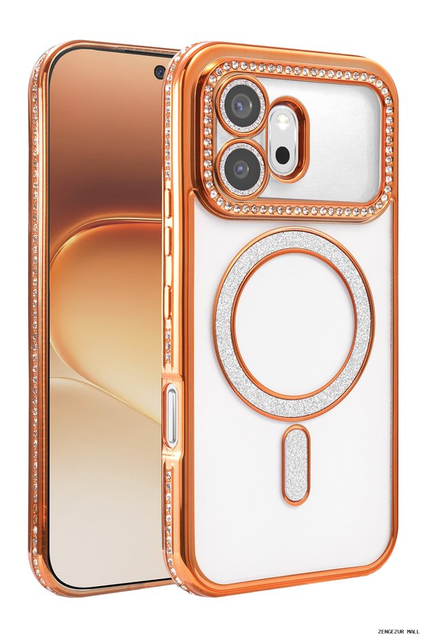 Zngzrmll Honor 600 Joke Simli Magneticsafe Case (163059) - Orange