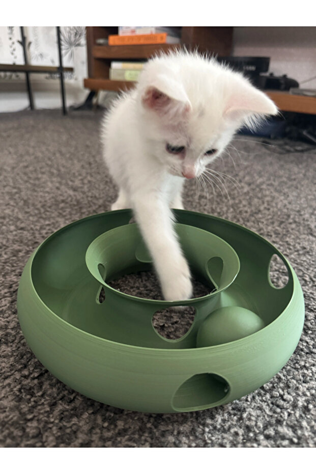 Cat Ring Toy Donut Bulk Interactive Cat Toy Food Reward Toy