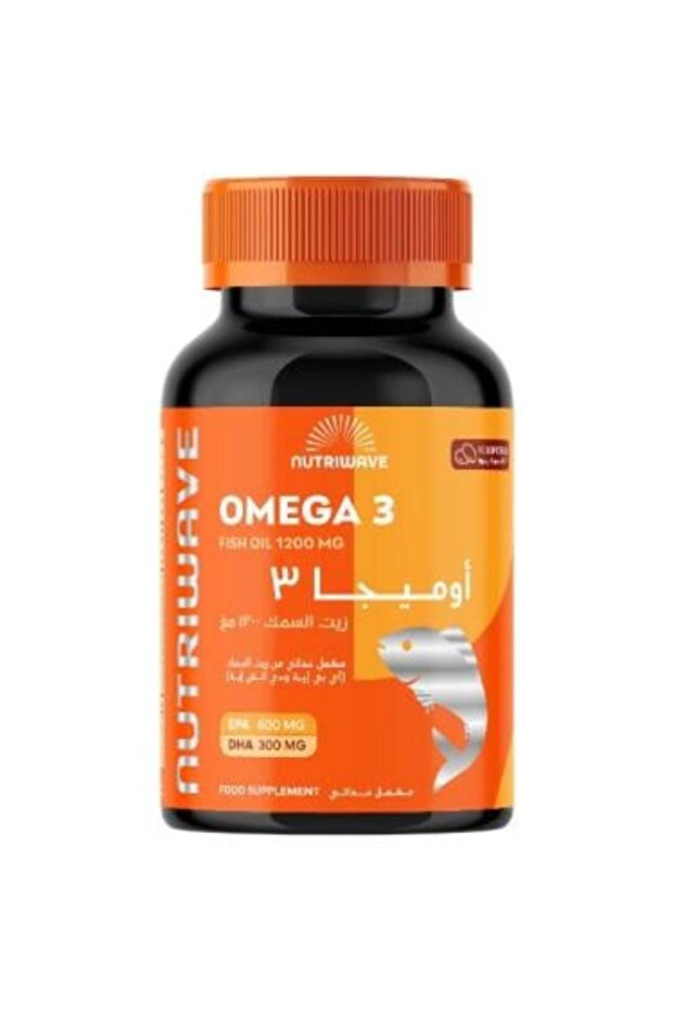 نوتري ويف أوميغا 3 مكمل غذائي - 90 كبسولة - 1200 ملغ