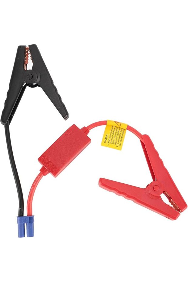 Car Battery Connection Cable, Car Jump Starter Cable with Battery Clamps, Replacement Connector for Emergency Use