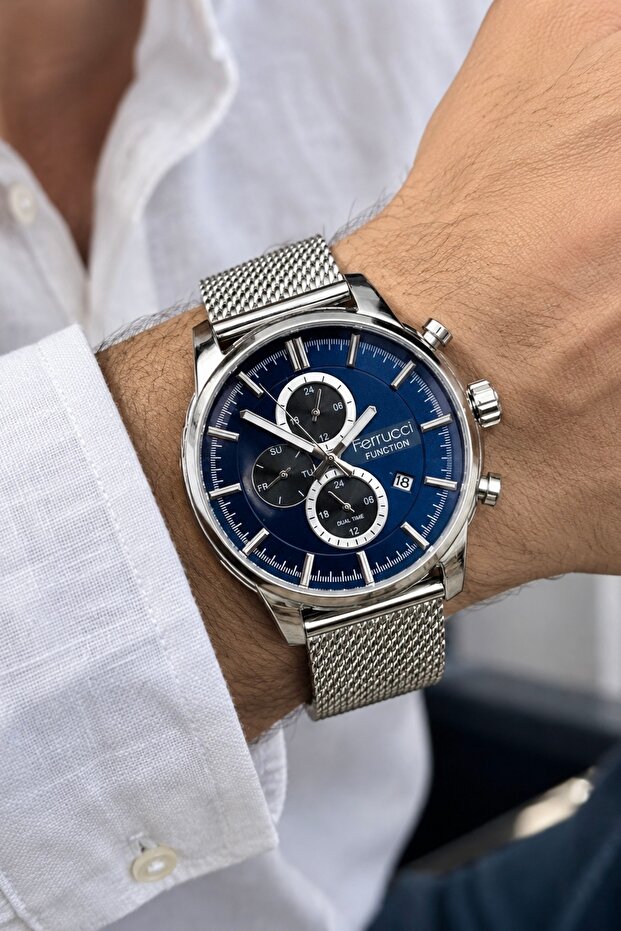 Ferucci̇ Men's Wristwatch + Bracelet Gift