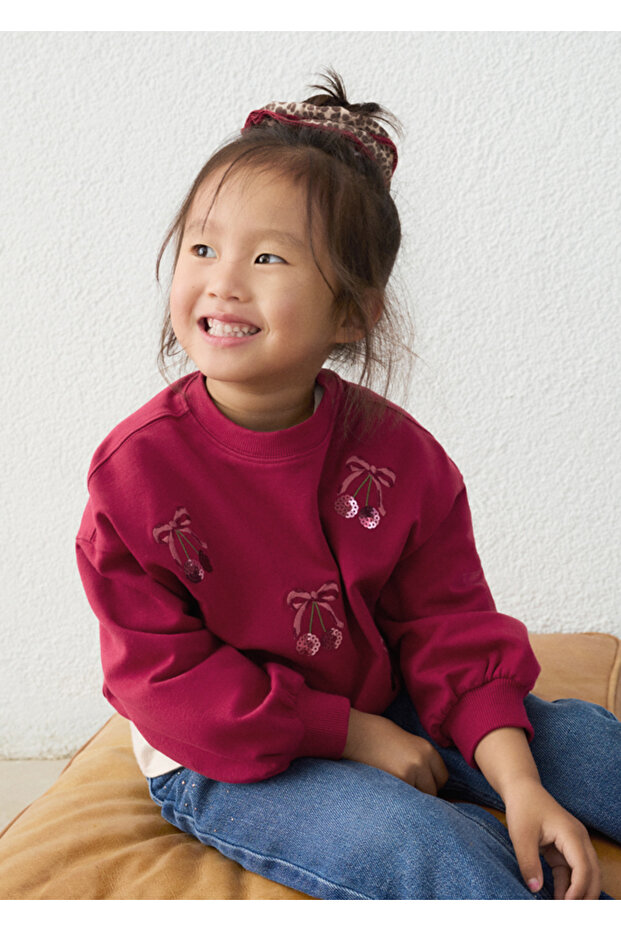 Girl's Sweat Cherry 4405