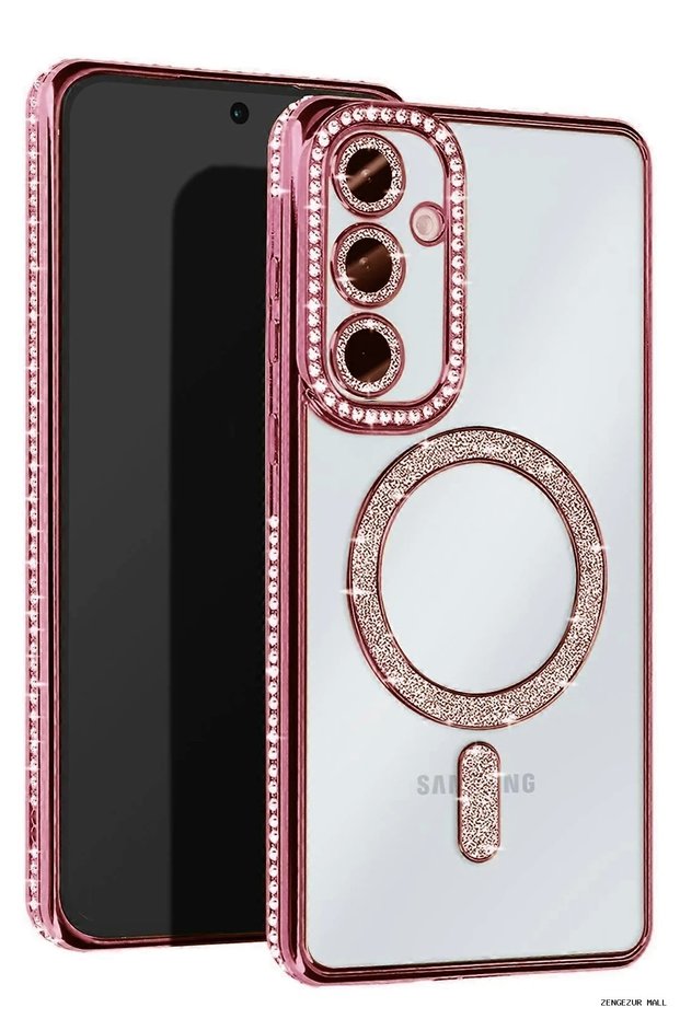 Zngzrmll Galaxy A25 5g Joke Simli Magneticsafe Case (184414) - Pink