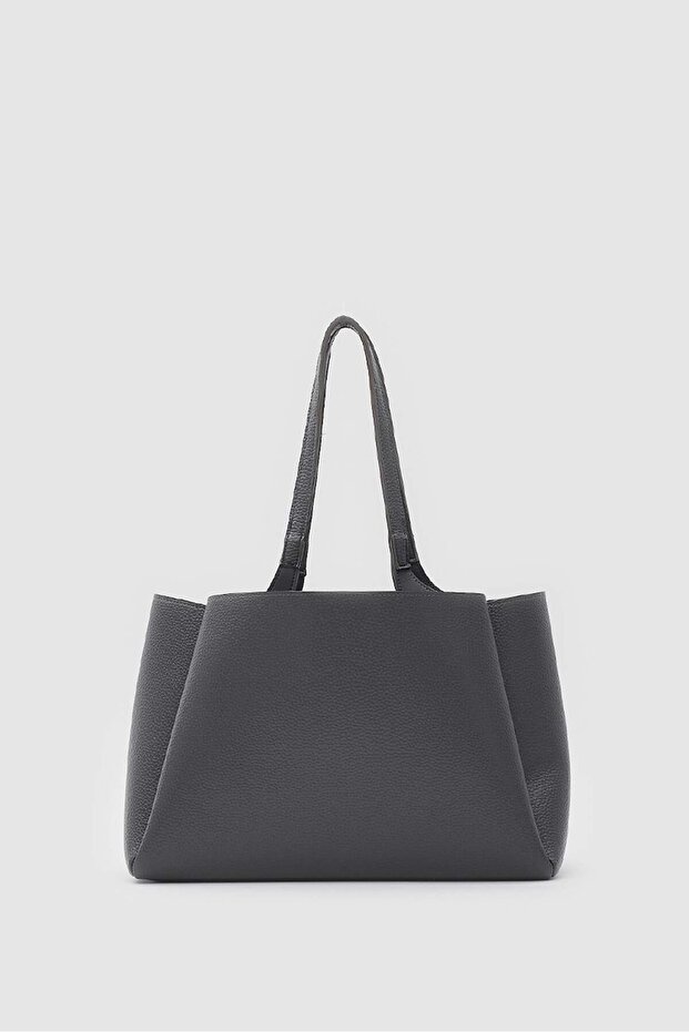 Maxi tote bag gray