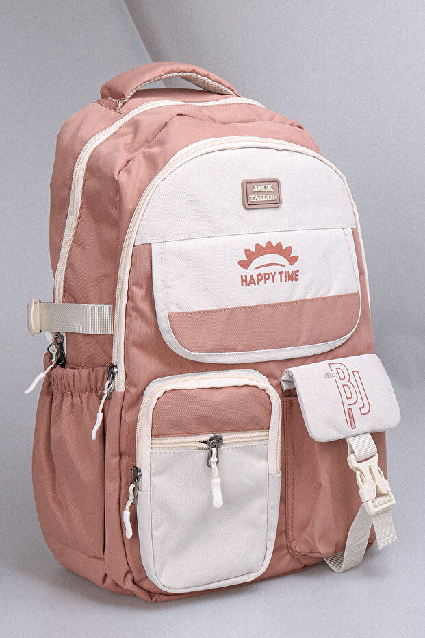 Korea Model Multi-Compartment School Backpack - 26O 7340