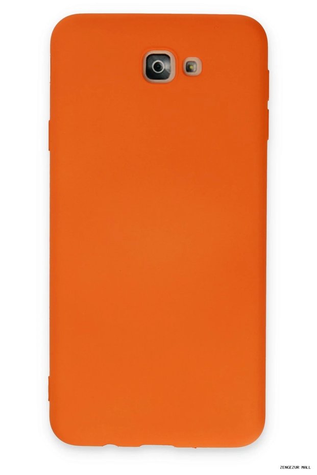 Zngzrmll Galaxy J7 Prime Case Nano Inside Velvet Silicone (180010) - Orange