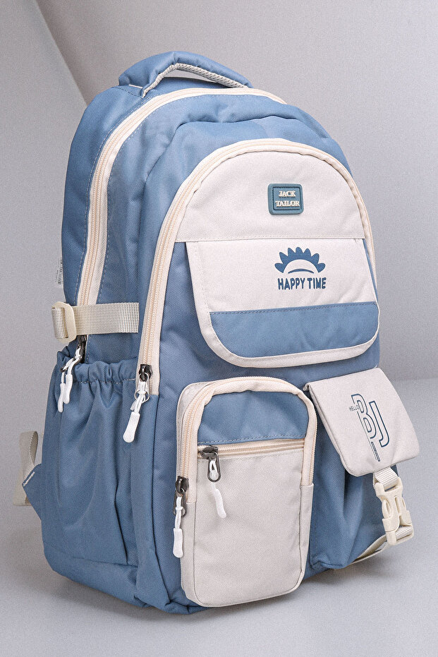 Korea Model Multi-Compartment School Backpack - 26O 7340