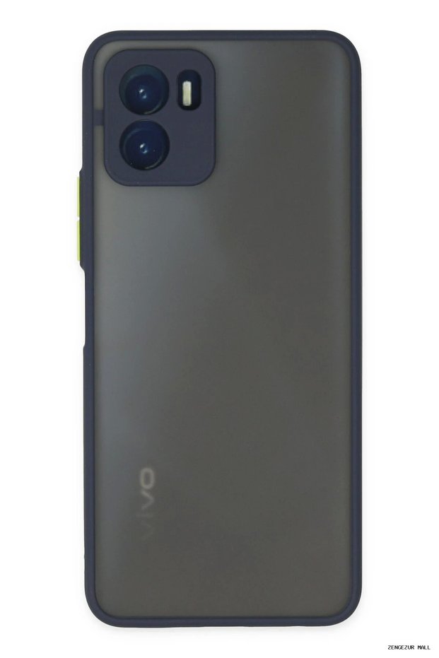 Zngzrmll Vivo Y15S Case Montreal Silicone Cover (175633) - Navy Blue