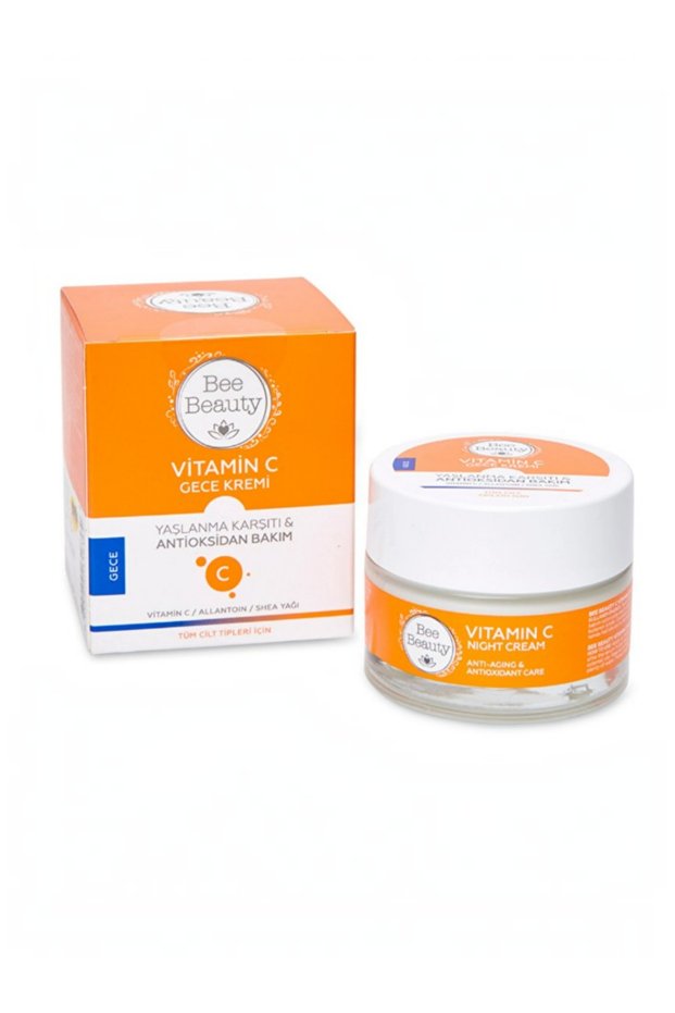 Vitamin C Allantoin Night Cream with Shea Butter Anti-Aging & Antioxidant Care 50 ml