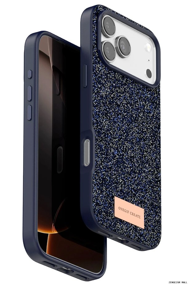 Zngzrmll iPhone 17 Pro Max Bright Silvery Cover (200240) - Blue