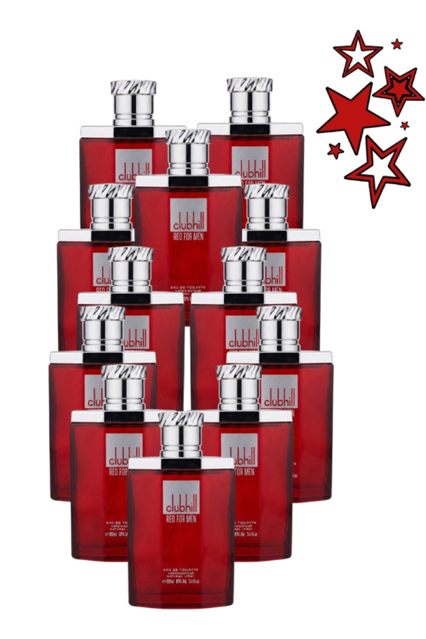 12 قطعة عطر كلوب هيل ريد للرجال 100 مل