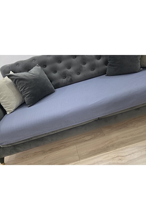 100% Cotton Knitted Patterned Sofa Cover 1 Piece for Sofa
