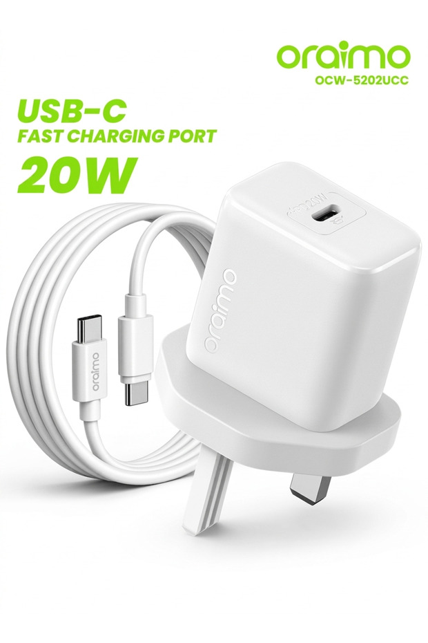 USB C iPhone Charger PD20W iPhone 16 Charger Head Type-C Power Plug with USB C Cable Wall Charger for iPhone series Galaxy - Black