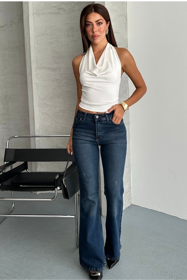 Women's New Season High Waist Spanish Flare Jeans