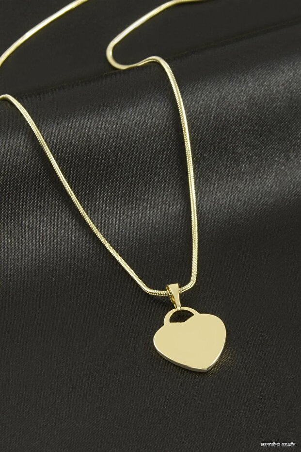 Spt-Gld Xuping Heart Luxury Steel (233314) Necklace Yellow