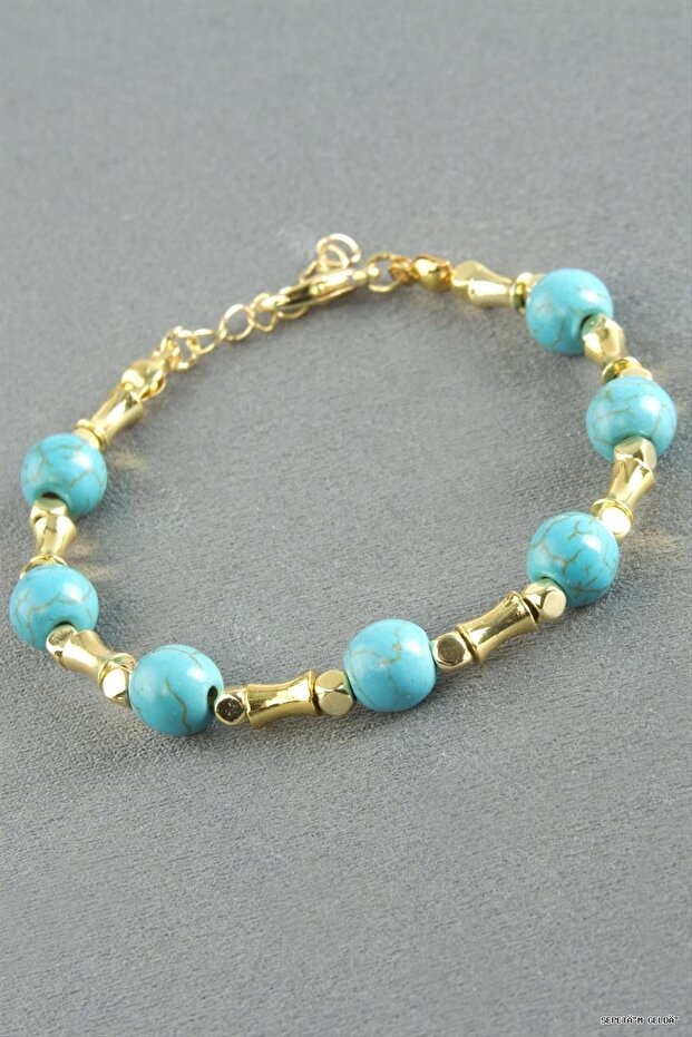 Spt-Gld Ceyt Stone Metal (233655) Bracelet Turquoise
