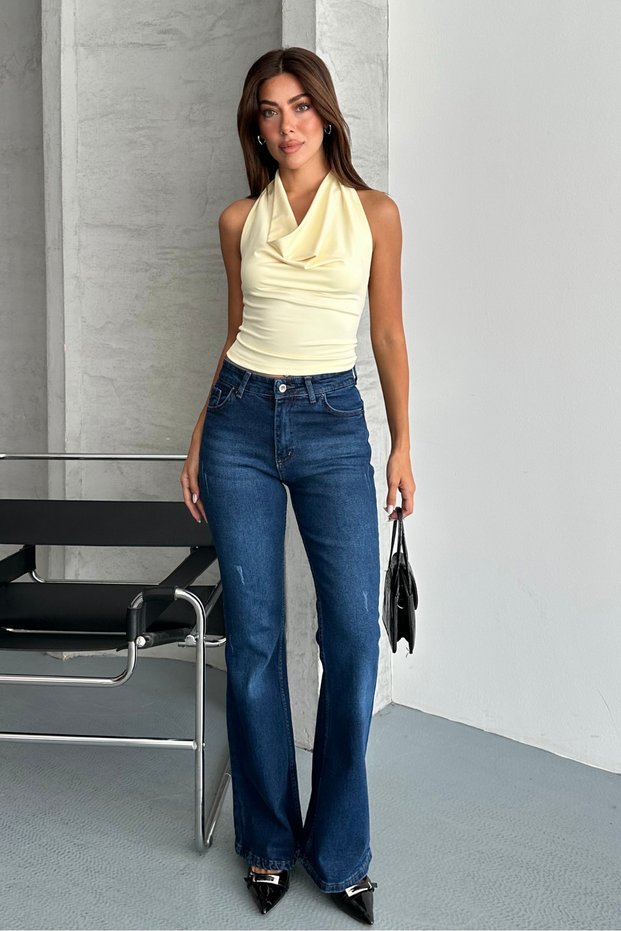 Women's New Season High Waist Spanish Flare Jeans