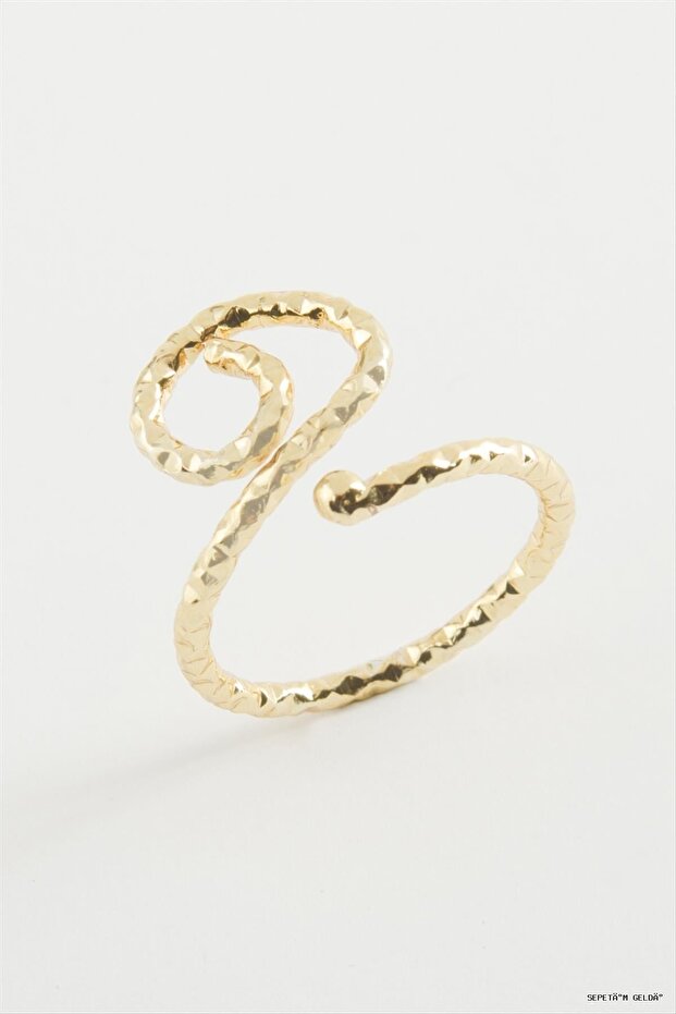 Spt-Gld Flower Metal (225729) Ring Yellow