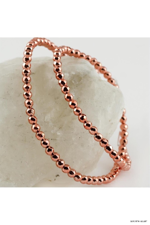Spt-Gld 4 mm Faceted Hematite (00131) Stone Rose
