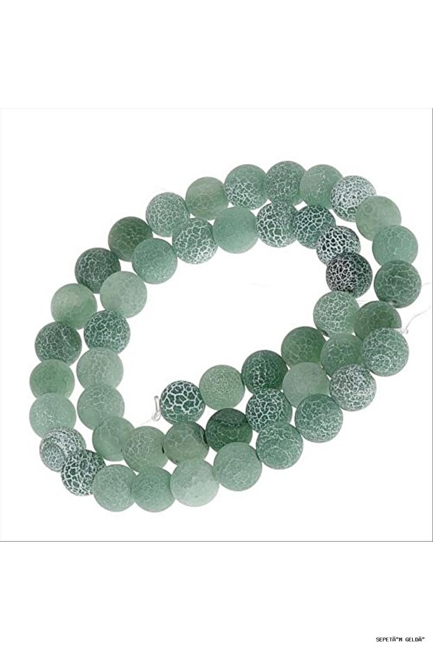 Spt-Gld Agate Stone Matte 8 (04546) mm Green