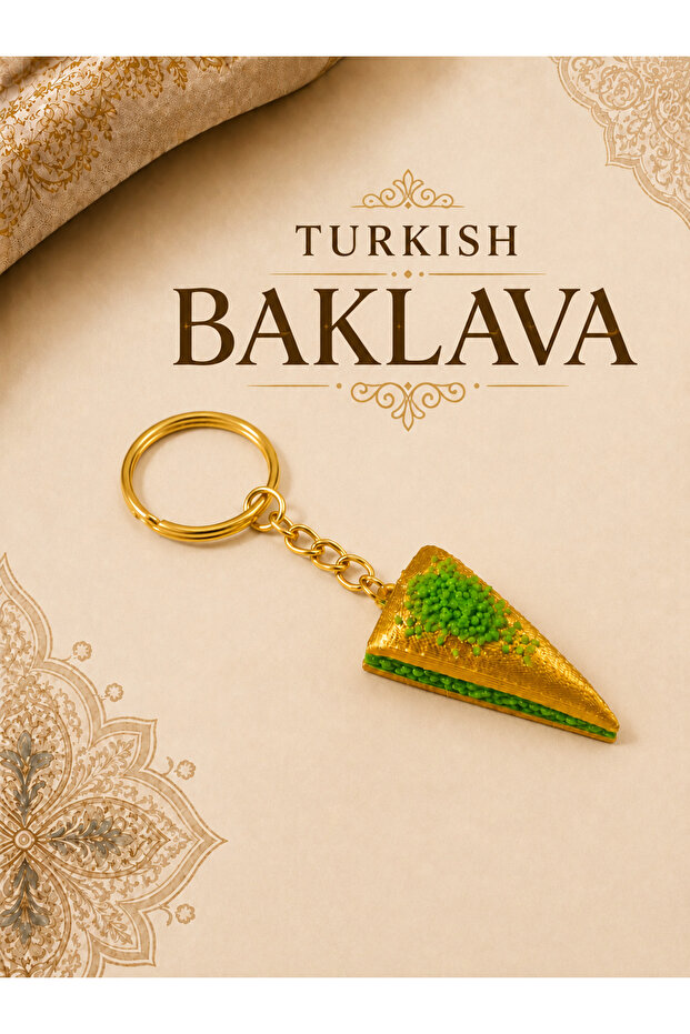 Baklava Keychain