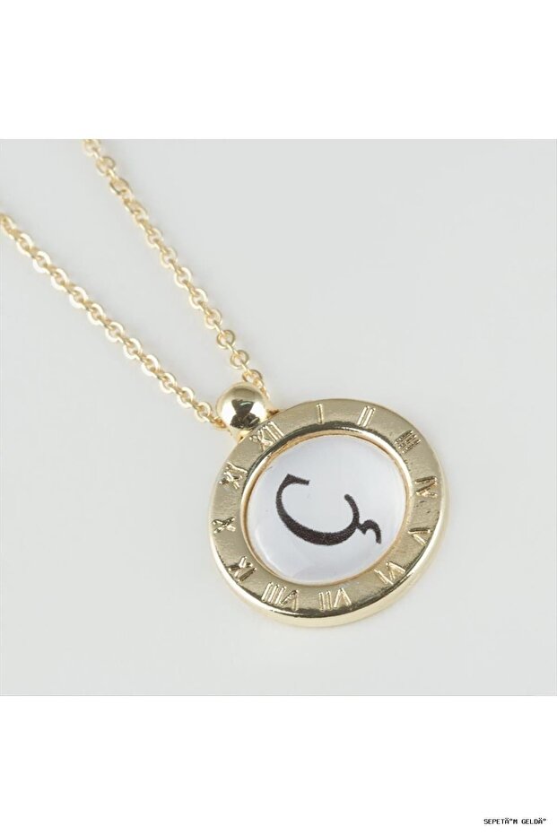 Spt-Gld Series End Letter Pendant (02129) Kolye Ç