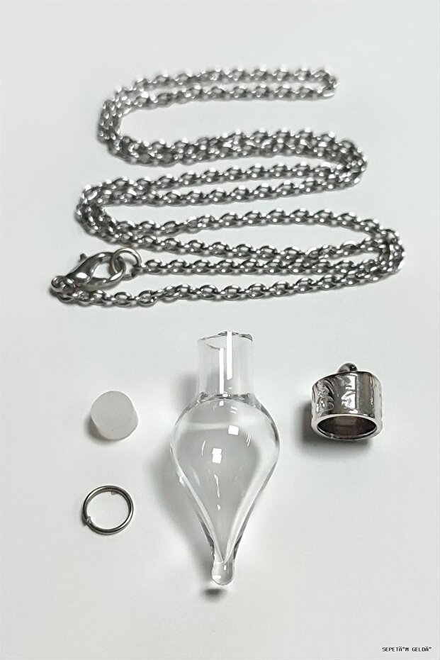 Spt-Gld Empty Jar Live Pendant (11459) Silver Color