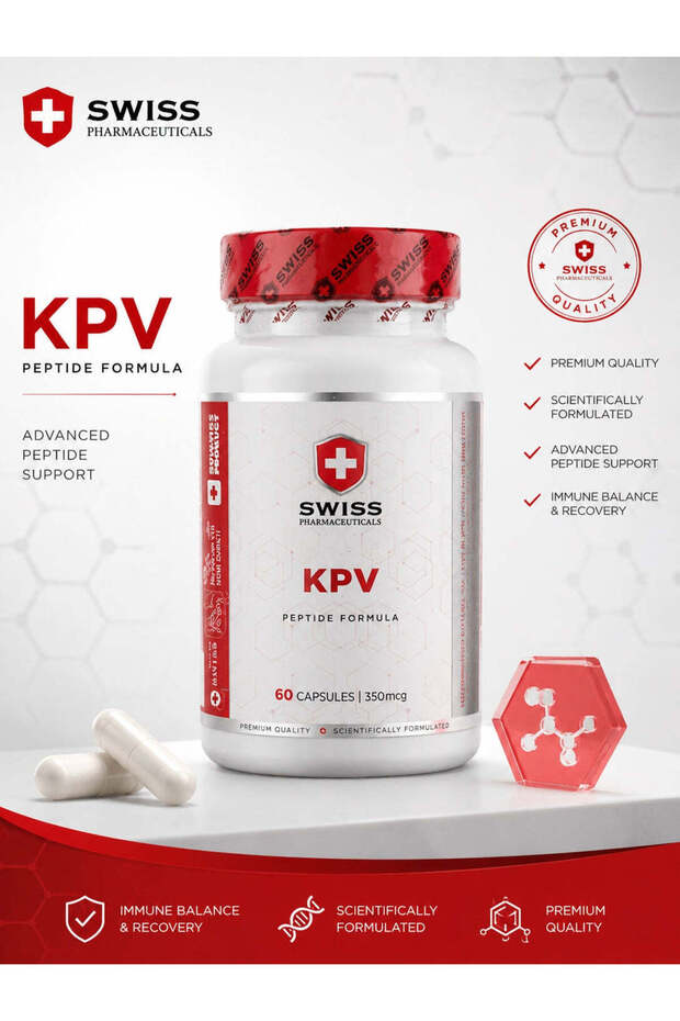 Kpv (Lysine-Prolin-Valine) 350 Mcg 60 Caps