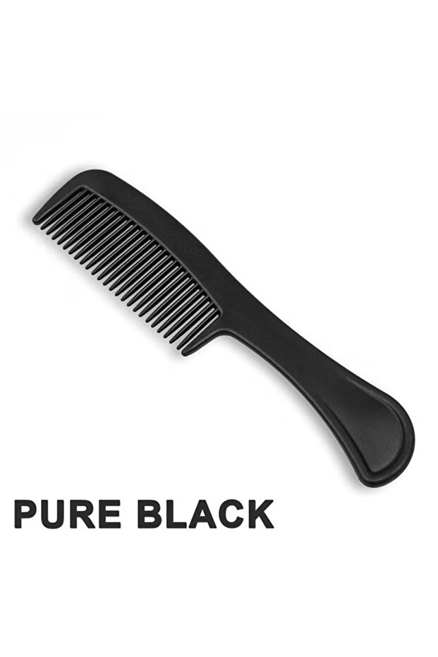 Black Comb for Hair with Plastic Teeth