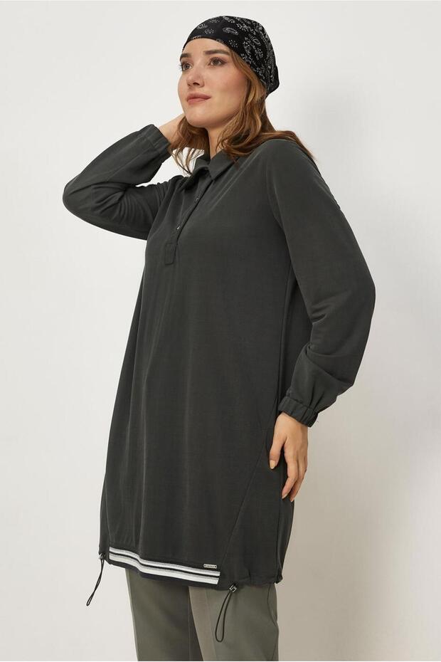Shirt Collar Tracksuit Tunic 46772
