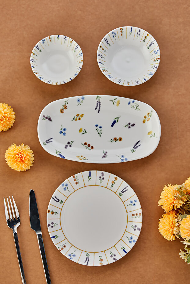 Seren 14 Piece Breakfast Set for 6 People Ckr4816