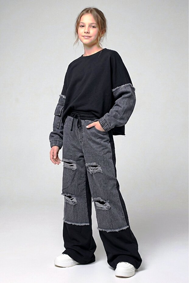 Girls' Tracksuit Set 26Kdmb9917