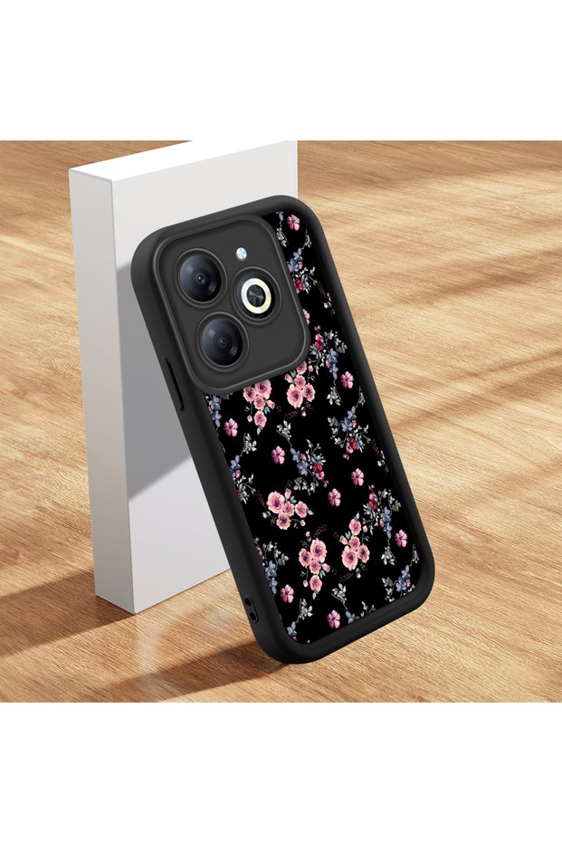 Tecno Spark Go 2024 Compatible Small Flower Pattern Case, Scratch-Resistant