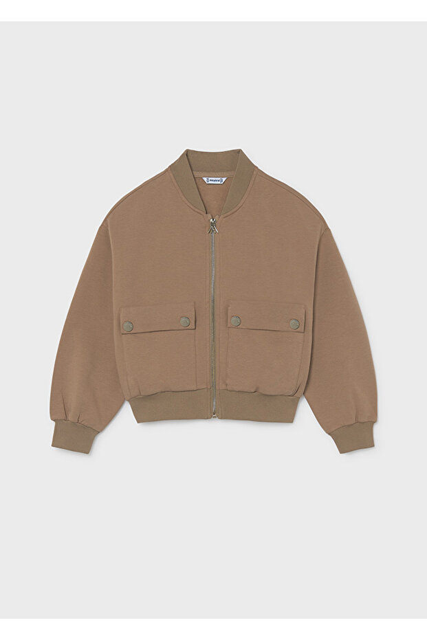 Boy's Hooded Sweatshirt Camel 7447