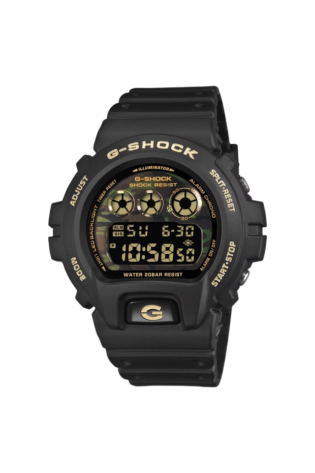 Men's Digital Gold Dial Watch - DW-6900CF-1DR