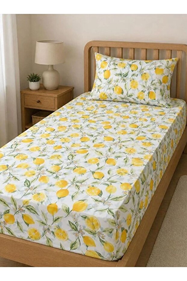 Single Elastic Sheet Set + Pillowcase 100X200