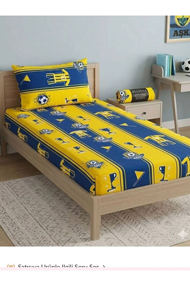 Single Elastic Sheet Set + Pillowcase 100X200