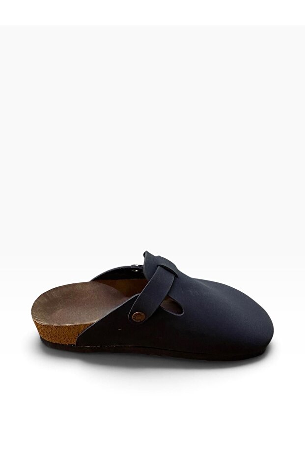 Slippers with Closed Front, Flat Thick Sole, Fully Orthopedic